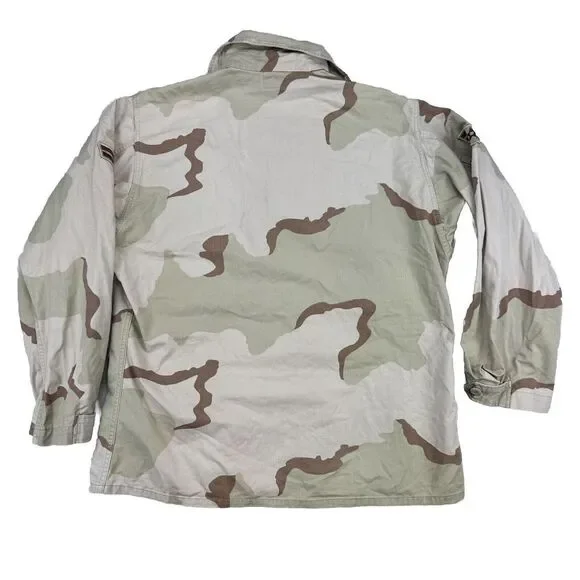 USAF Air Force 1995 Field Jacket M65 Desert Camo Men Coat Large Regular‎ VTG